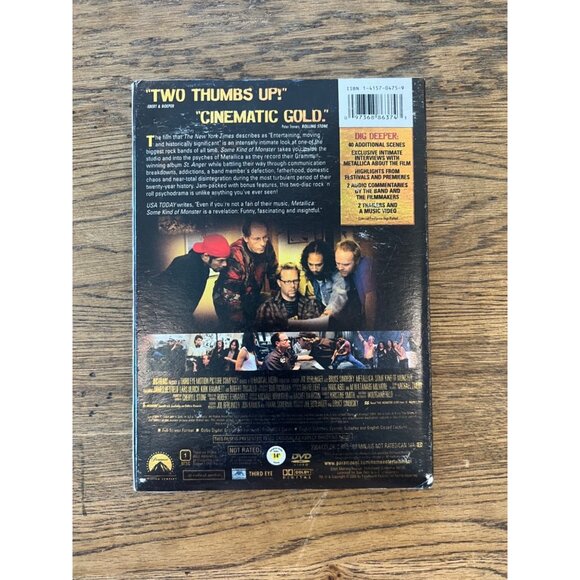 Metallica Some Kind Of Monster DVD 2005 Documentary Music Film Pre-Owned - Picture 2 of 5